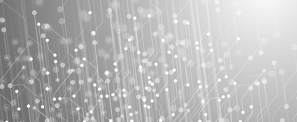 abstract structure circuit computer technology vector image