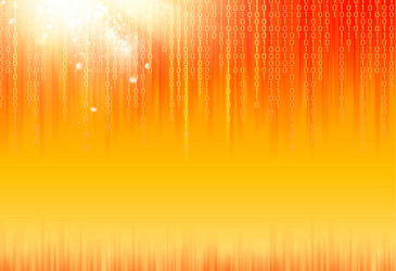 Matrix Style Binary Code Background vector image