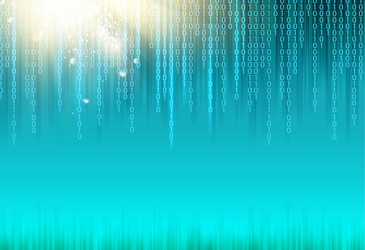 Abstract binary code background vector