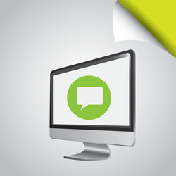 computer technology design vector image