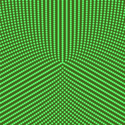 halftone retro abstract round circle pattern vector image