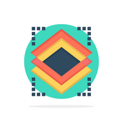 layers object layer server abstract circle vector image