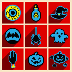 flat with shadow concept and mobile application vector image