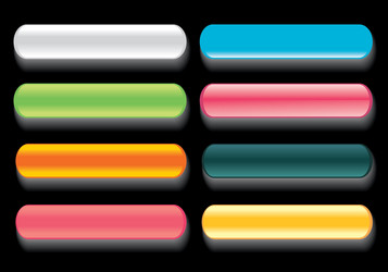 web buttons vector image