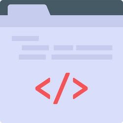 web programming vector image