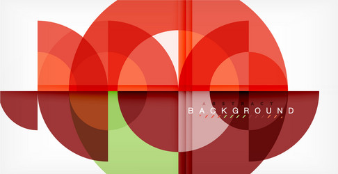 minimal circle abstract background design vector image
