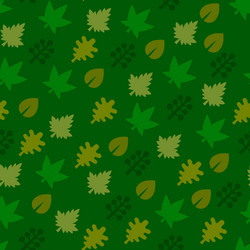 seamless pattern with leaf background vector image