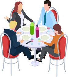 Lunch Meeting Vector Images (over 2,500)