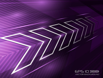 Dynamic Arrow Background vector image