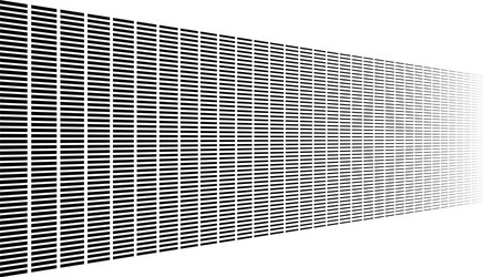 3d segmented dashed lines geometric pattern vector image