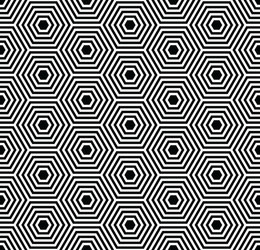 Hexagonal Geometric Pattern vector image