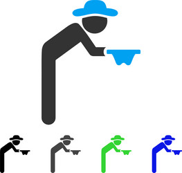 Gentleman beggar icon Royalty Free Vector Image