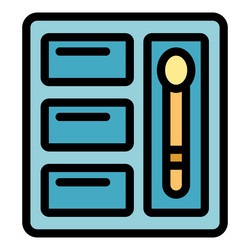 website design showing navigation menu vector image