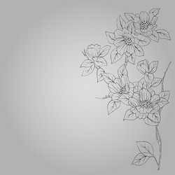 Fantasy flower vector