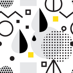 abstract geometric seamless pattern with simple vector image