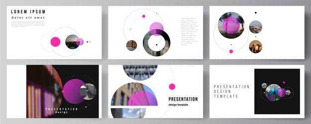 Minimalistic layout presentation vector