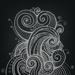 Intricate Swirl Pattern vector image