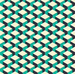 Isometric Cube Pattern vector image