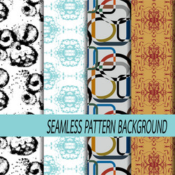 seamless abstract hand drawn pattern vector image