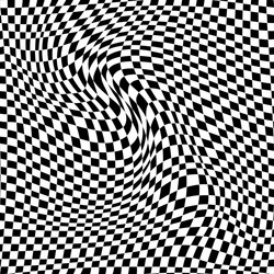 seamless pattern with abstract square black vector image