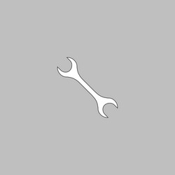 Spanner computer symbol vector