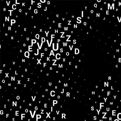 abstract texture with letters vector image