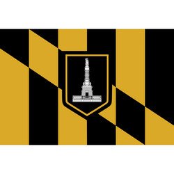 Baltimore City Flag Vector Image