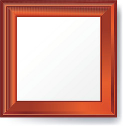 Elegant Empty Photo Frame vector image