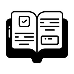 Employee Handbook Reference Guide vector image
