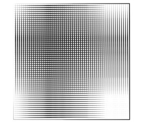 grid mesh graticule with grungy irregular lines vector image