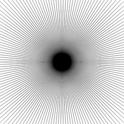 radial thin lines burst element starburst vector image