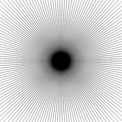 radial thin lines burst element starburst vector