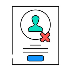 guerrilla testing ux ui design icon color vector image
