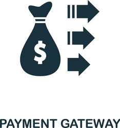 Payment gateway icon creative element design from vector