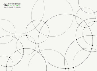 Abstract Connection Circles vector image