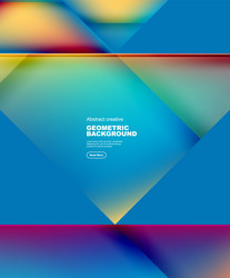 Abstract Gradient Triangles Background vector image