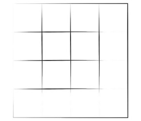 grid mesh graticule with grungy irregular lines vector image