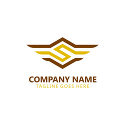Letter s 3d technology logo Royalty Free Vector Image