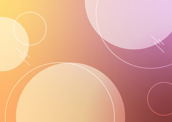 yellow circle gradient graphics minimal line vector image