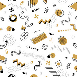 abstract hipster memphis seamless pattern tile vector image