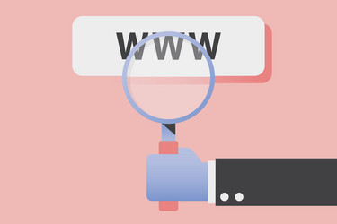 web browsing vector image