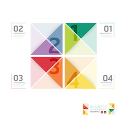 abstract infographic design minimal style template vector image