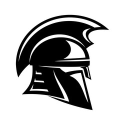 ancient warrior helmet Vector Image