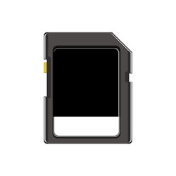 sim memory card cartoon vector