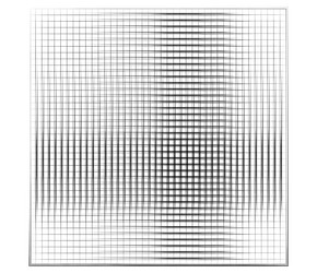 grid mesh graticule with grungy irregular lines vector image