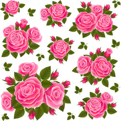 Romantic Rose Collection Vector Image