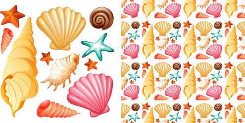 seamless background design with isolated objects vector image