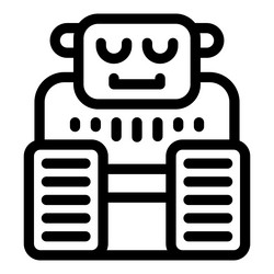 smart chatbot using machine learning vector image