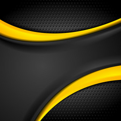 Tech Wavy Abstract Background vector image