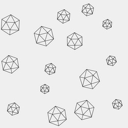 geometric simple monochrome minimalistic pattern vector image